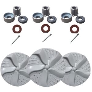 Agitador Batedor Tanquinho Colormaq Lcb Lcs 8 a 12 Kg C/ Buchas - 3 Peças - Oferta na Shopee
