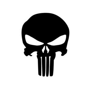 Adesivo Punisher Caveira Skull Turbo Rebaixadoadesivo vinil decorativo para carro moto notebook - Oferta na Shopee