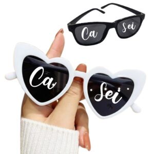 Kit 2 Óculos Coração Casei  Casamento Festa Despedida de Solteiro Coração Retro Noiva Noivo - Oferta na Shopee