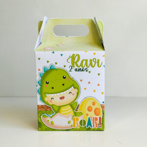 Kit  Caixa Maleta Dino Baby Personalizamos com Nome e idade - Oferta na Shopee
