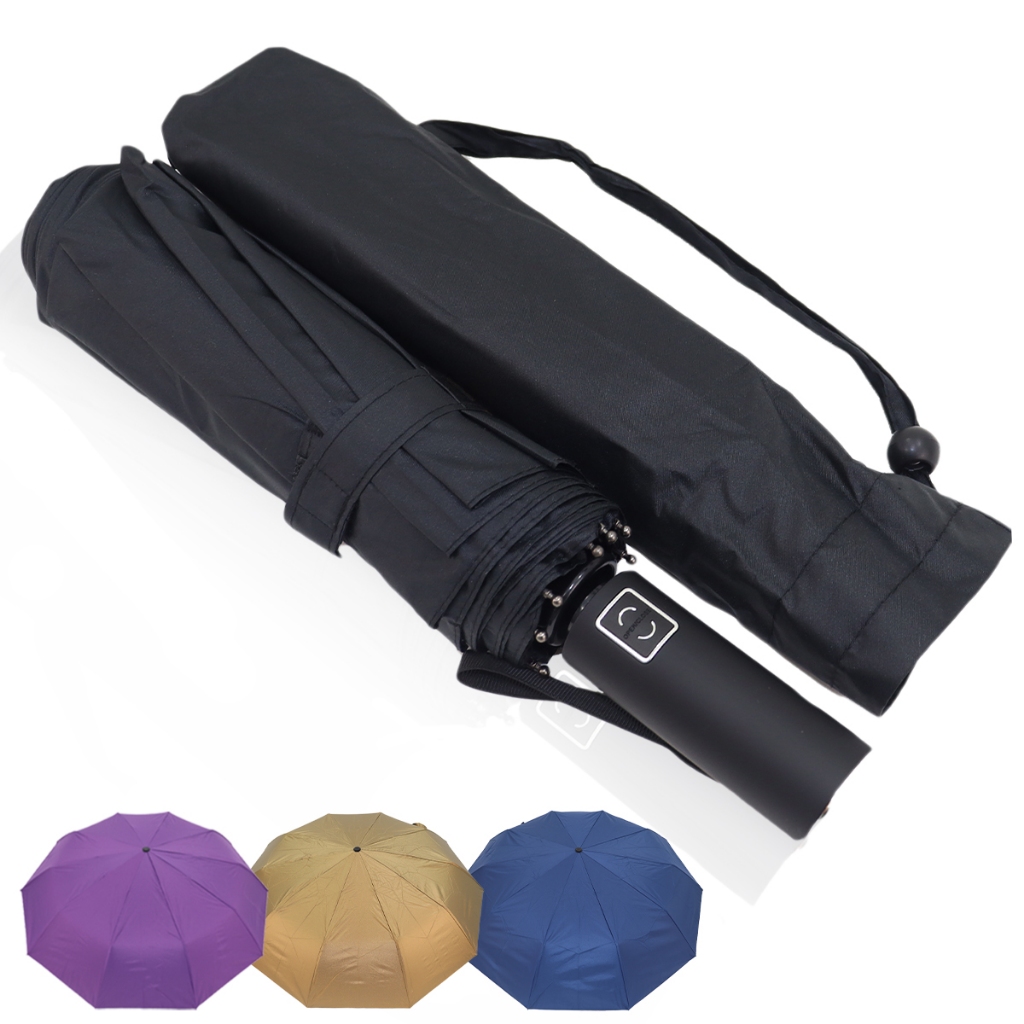 Guarda Chuva Automático Com Proteção Solar 10 Hastes Em Alumínio e Fibra de Vidro Reforçado Contra Vento Cabe na Bolsa Guarda Chuva Automático Com Proteção Solar 10 Hastes Em Alumínio e Fibra de Vidro Reforçado Contra Vento Cabe na Bolsa