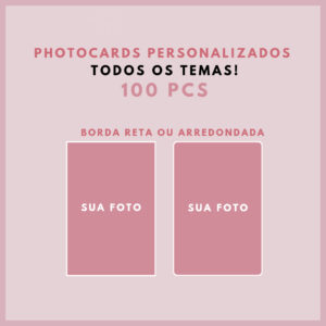 kit Photocards Personalizados FANMADES 100 Unidades - ENVIO EM 3 ÚTEIS - Oferta na Shopee