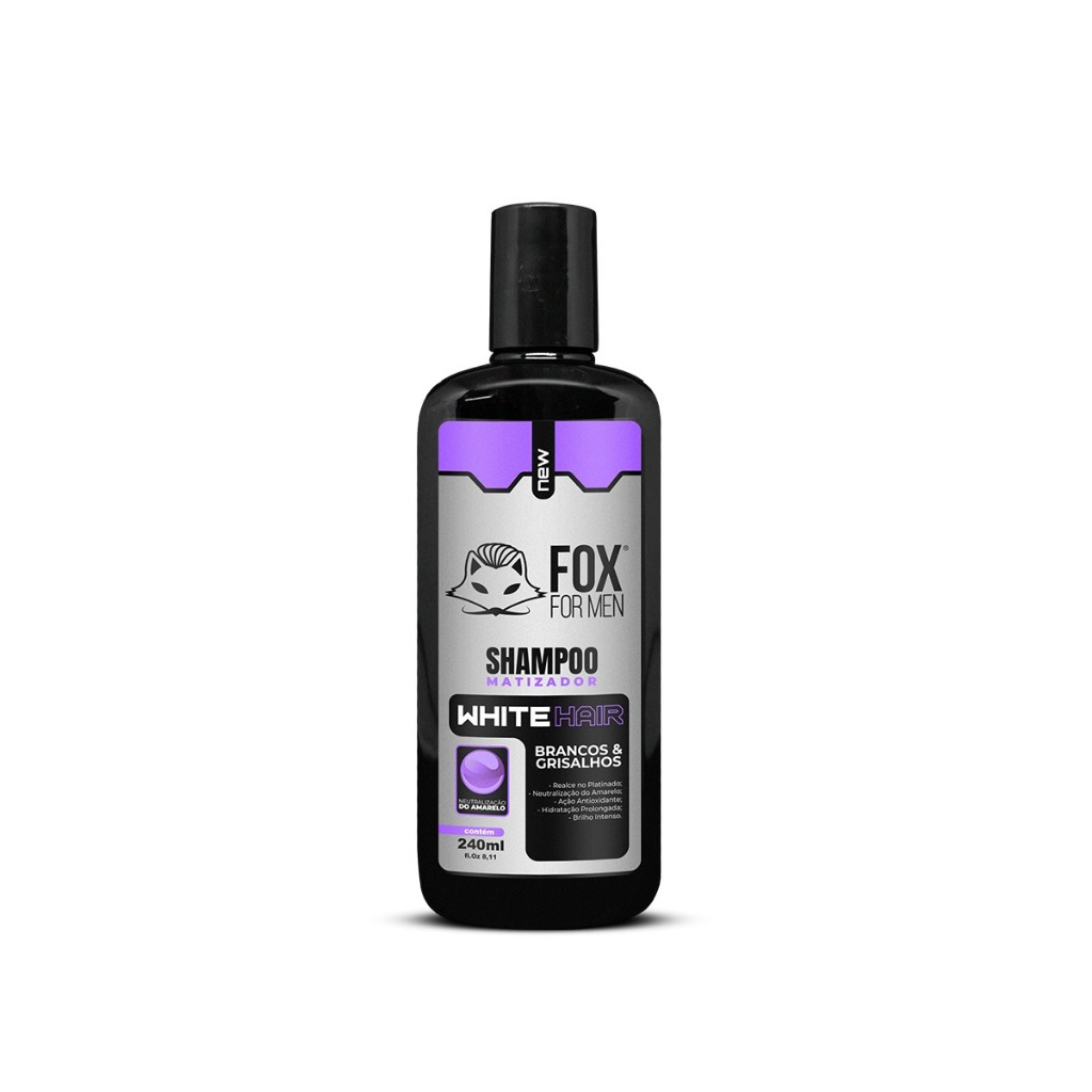 Shampoo Matizador Free Hair 240ml Fox For Men – Neutraliza Amarelado Cabelo Louro Promoção Shampoo Matizador Free Hair 240ml Fox For Men – Neutraliza Amarelado Cabelo Louro Promoção
