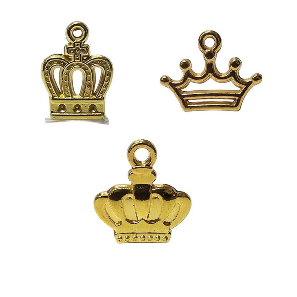 100 Pingentes Coroa Abs para Lembrancinhas Princesa Festa Decoração Boneca Chaveiro e Artesanatos 100 Pingentes Coroa Abs para Lembrancinhas Princesa Festa Decoração Boneca Chaveiro e Artesanatos - Oferta na Shopee