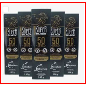 06 Pomada Massageadora SUPER BLACK 50 Ervas 150g - Bio Instinto - Oferta na Shopee