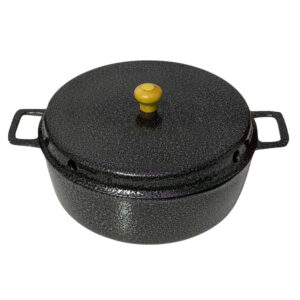 Forma Panela De Bolo Em Alumínio Fundido Batido craquedo na cor preto Assar na Chama de Fogão N.24 - Oferta na Shopee