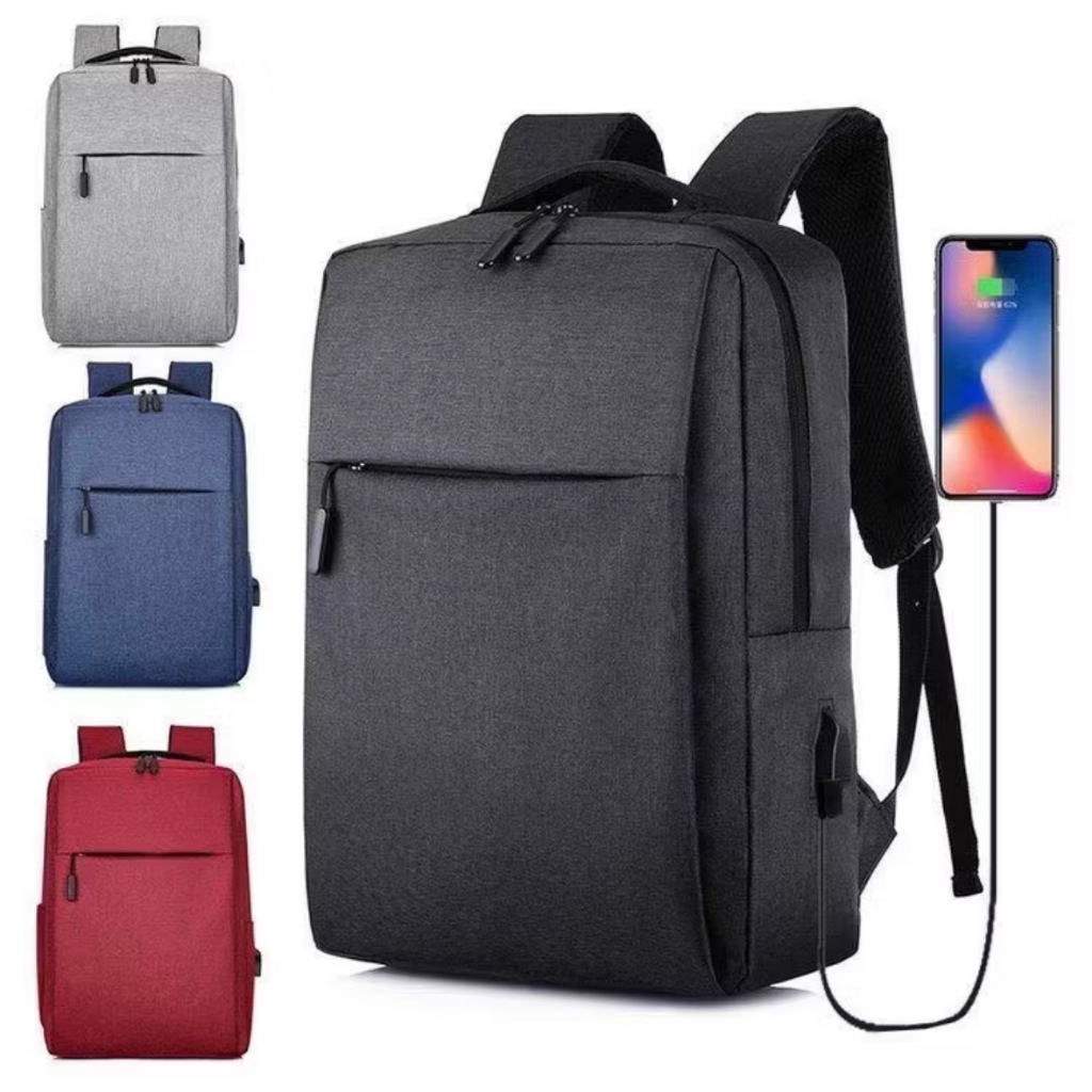 Mochila Masculina Escolar Para Notebook 15.6 Impermeável Com USB Mochila Masculina Escolar Para Notebook 15.6 Impermeável Com USB