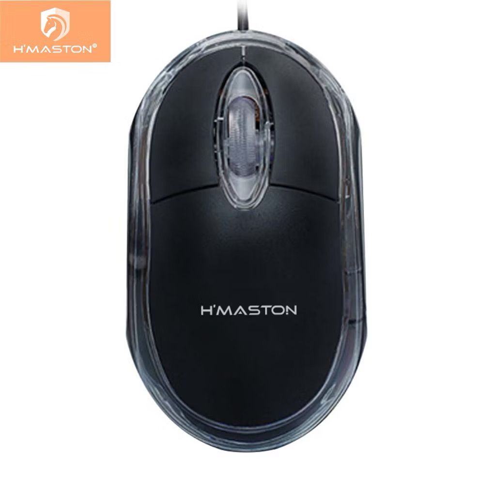 H’maston MS01 Mouse Com Fio Confortável Silencioso Modos 1000 Dpi 3 Botões com Led H’maston MS01 Mouse Com Fio Confortável Silencioso Modos 1000 Dpi 3 Botões com Led