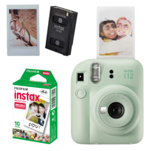 Kit Câmera Instax Mini 12 Fujifilm Instantânea + 10 Filmes Coloridos - Oferta na Shopee