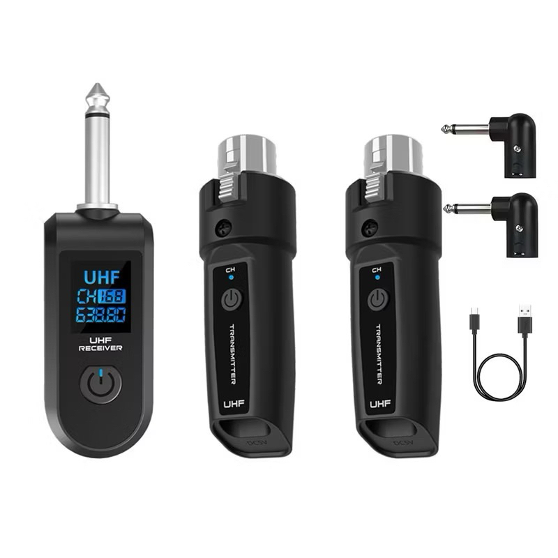 Transmissor e Receptor Sem Fio Para Microfones Com Fio e Instrumentos Transmissor e Receptor Sem Fio Para Microfones Com Fio e Instrumentos - Oferta na Shopee