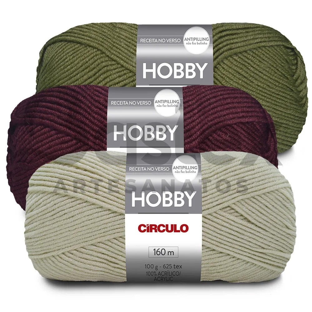 Fio Lã Hobby Círculo 100g Fio Lã Hobby Círculo 100g - Oferta na Shopee