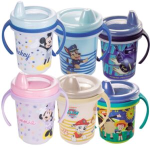 Caneca Trio com Alça e Tampa Bico Disney Mickey Minnie Batman Patrulha Canina 330 ml Plasútil - Oferta na Shopee