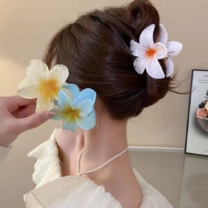 Kits 12 Peças Grampos piranha De Cabelo Flor De Feriado De Praia Barrettes - Oferta na Shopee