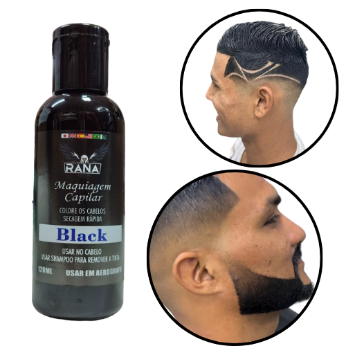 Tinta Preta Maquiagem Capilar Pigmentação Aerógrafo Cabelo e Barba cod 522 Tinta Preta Maquiagem Capilar Pigmentação Aerógrafo Cabelo e Barba cod 522 - Oferta na Shopee