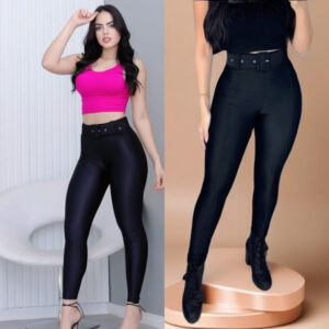 Calça montaria feminina com Cinto Estilo Skinny Cintura alta Efeito Lipo Tecido suplex power - Oferta na Shopee