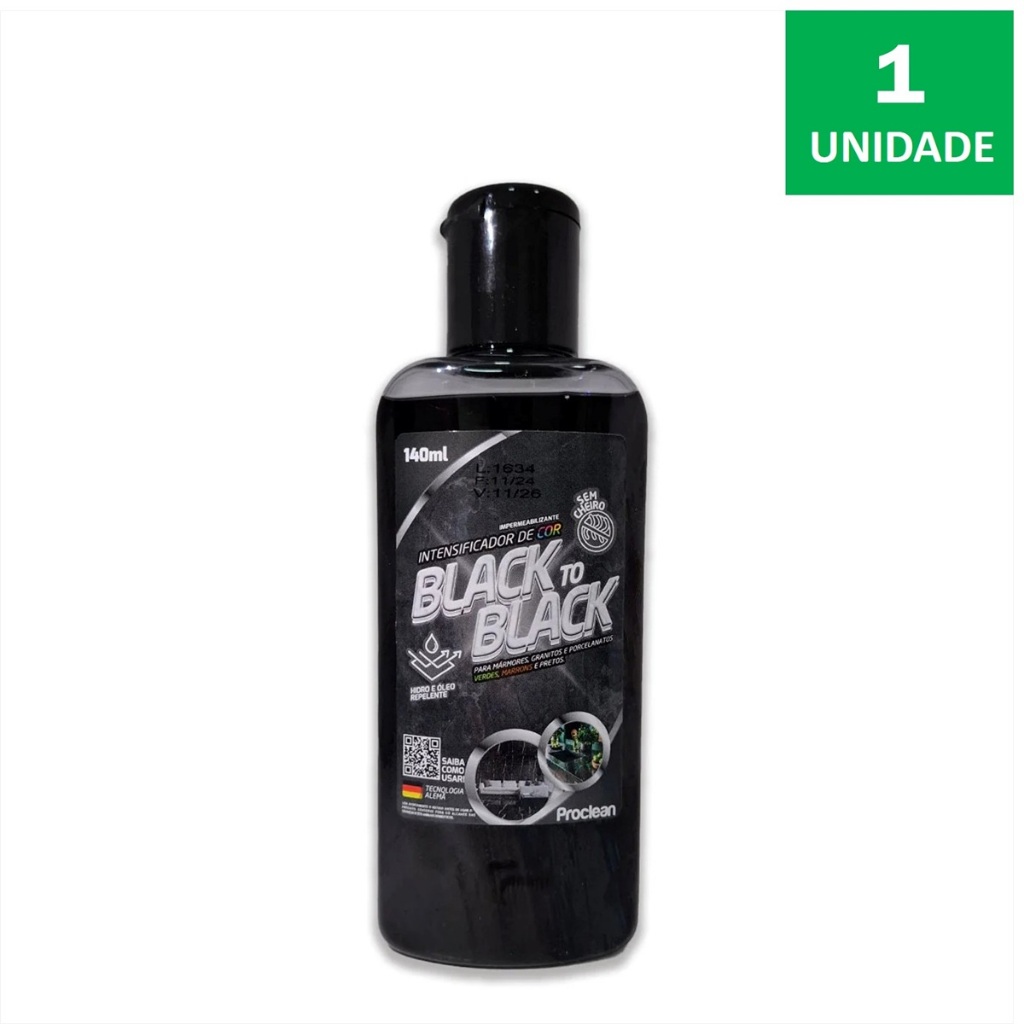 Cera Para Pedras Intensificador de cor 140ml Black To Black Proclean Cera Para Pedras Intensificador de cor 140ml Black To Black Proclean - Oferta na Shopee