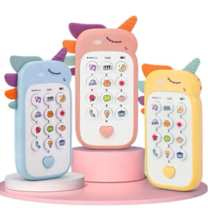 Telefone Infantil Musical Brinquedo Celular Mordedor Educativo Com Luz - Oferta na Shopee
