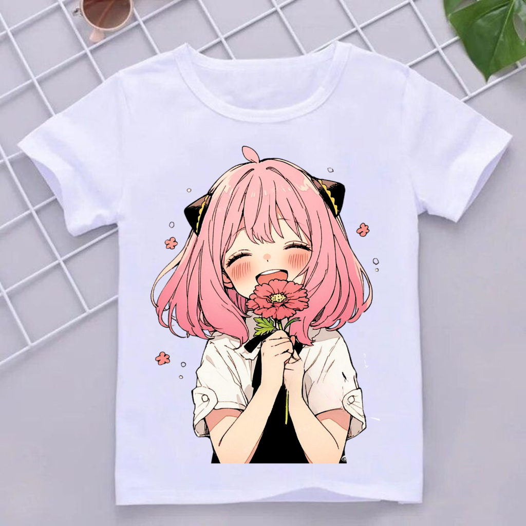 Camiseta camisa blua tshirt ANYA SPY X FAMILY anime mangá japones tendencia moda infantil juvenil Camiseta camisa blua tshirt ANYA SPY X FAMILY anime mangá japones tendencia moda infantil juvenil
