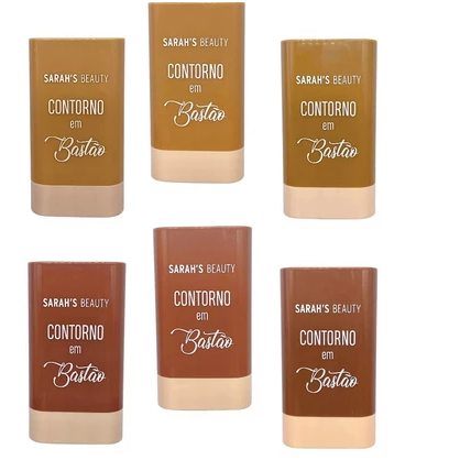 Contorno Bastão Sarah Beaut: O Toque Perfeito para um Contorno Impecável Contorno Bastão Sarah Beaut: O Toque Perfeito para um Contorno Impecável