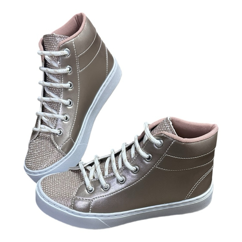 Botinha Feminina com brilho Casual Leve e Confortel Em Promoção Botinha Feminina com brilho Casual Leve e Confortel Em Promoção