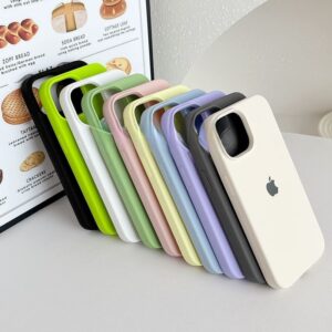 Capa de telefone de silicone líquido de veludo de alta qualidade para iPhone XR 11 11 ProMax Baby Skin Feel - Oferta na Shopee