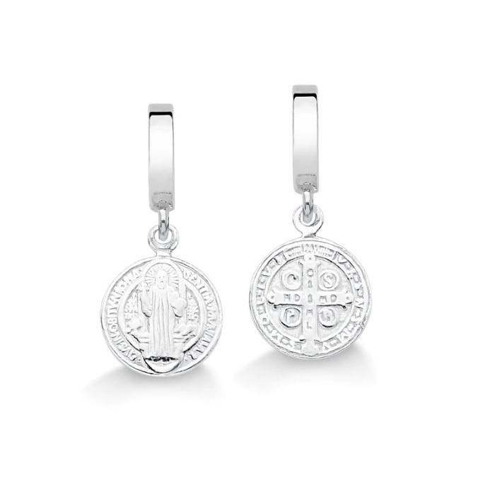 Berloque Medalha São Bento Prata 925 Legítima Berloque Medalha São Bento Prata 925 Legítima - Oferta na Shopee