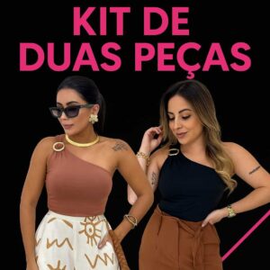 kit Blusa Feminina Nula Manga Argola Dourada Suplex Premium Mula Manca Social - Oferta na Shopee