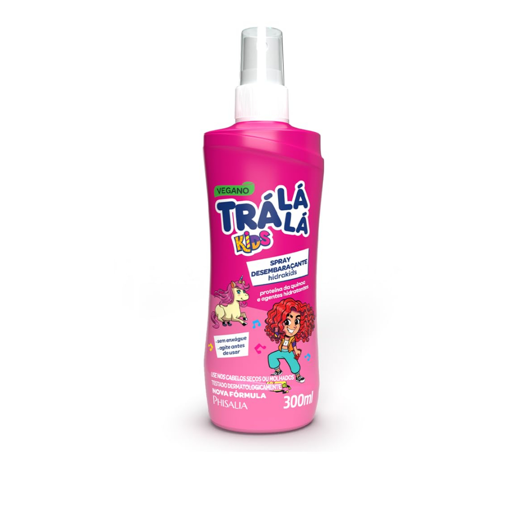 01 Trá Lá Lá Kids infantil Spray Desembaraçante 300ml – Escolher 01 Trá Lá Lá Kids infantil Spray Desembaraçante 300ml – Escolher