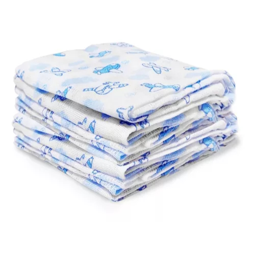 Kit Fraldas de Pano Bebe 60cm x 60cm 100% Algodão Minasrey – Enxoval Kit Fraldas de Pano Bebe 60cm x 60cm 100% Algodão Minasrey – Enxoval