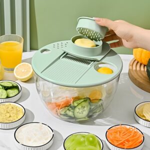 Centrífuga De Salada Secador Verduras Manual 5 Litros - Oferta na Shopee