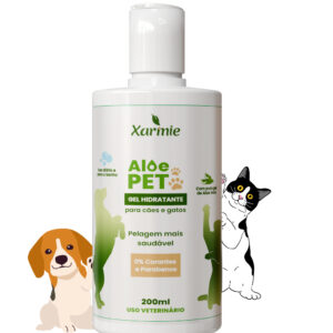 Antialérgico Lambeduras Ressecamento e Coceiras - Aloe Pet Gel de Babosa Patas Nariz e Pelagem 200g - Oferta na Shopee