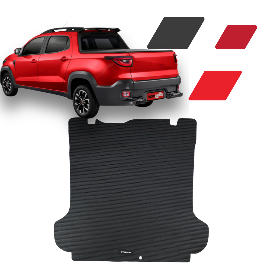 Borrachão Para Caçamba Fiat Strada Cd 2020 A 2025 Borrachão Para Caçamba Fiat Strada Cd 2020 A 2025