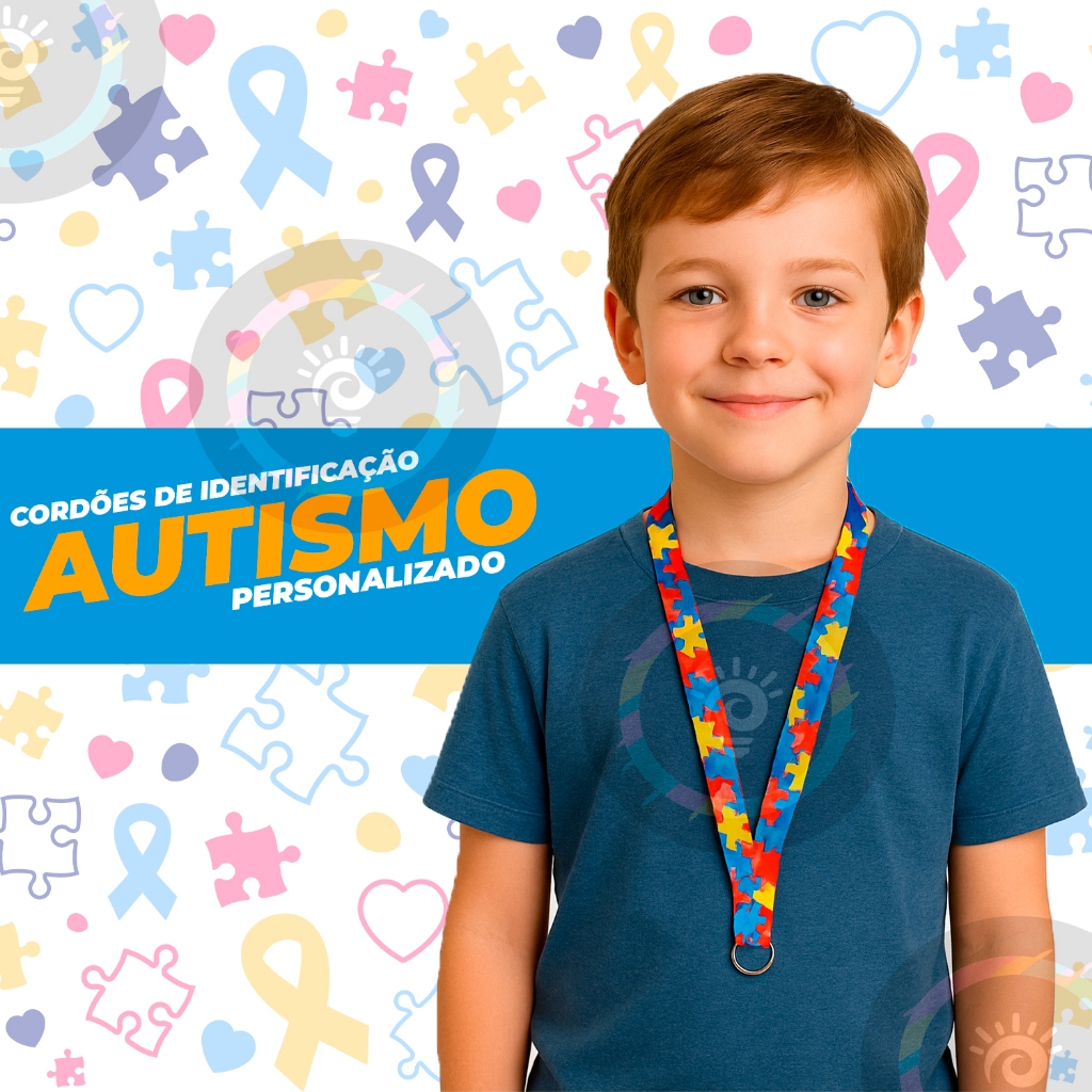 Cordões para Identificação Autista Autismo Vários Modelos Cordões para Identificação Autista Autismo Vários Modelos