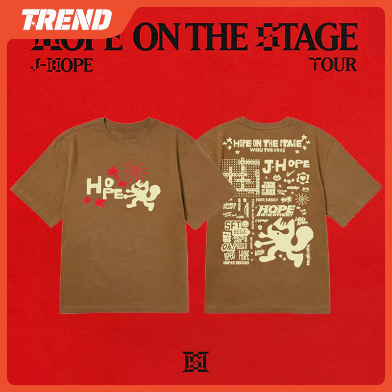 Camiseta T-shirt Unissex Kpop World Tour 2025 J-Hope Hopes Record Camiseta T-shirt Unissex Kpop World Tour 2025 J-Hope Hopes Record - Oferta na Shopee