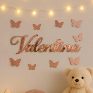 Nome 20cm decorativo acrílico porta
