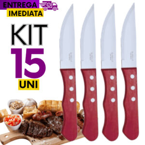 15 Facas Para Churrasco OUTBACK Linha Premium Inox Resistência Máxima - Oferta na Shopee