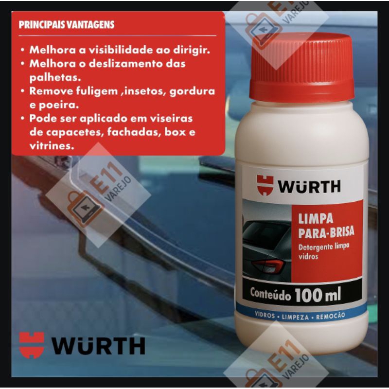 Limpa Para-Brisa – Wurth Limpa Para-Brisa – Wurth