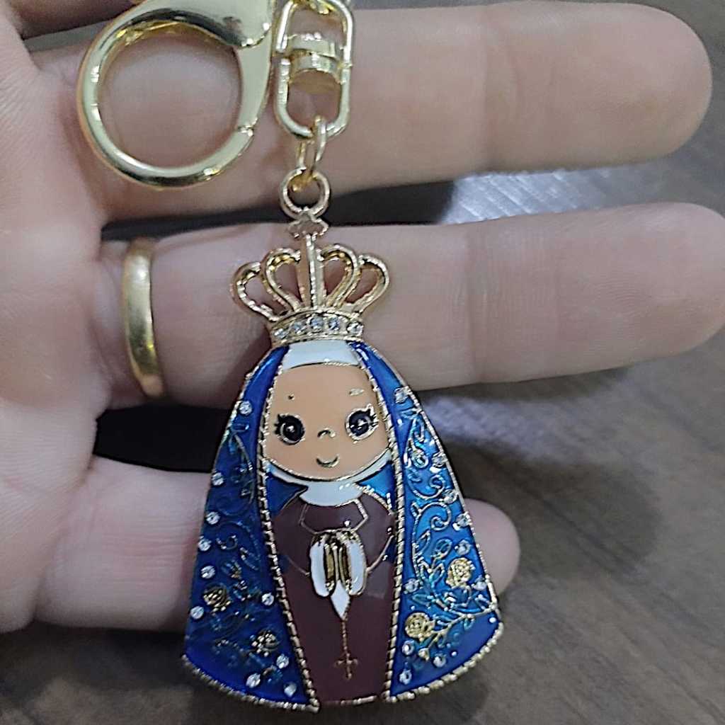 Chaveiro Nossa Senhora Aparecida Metal Chaveiro Nossa Senhora Aparecida Metal - Oferta na Shopee