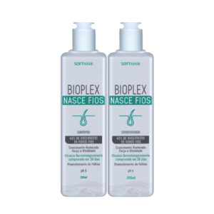 Kit Shampoo 300ml + Condicionador 200ml Nasce Fios Bioplex - Oferta na Shopee