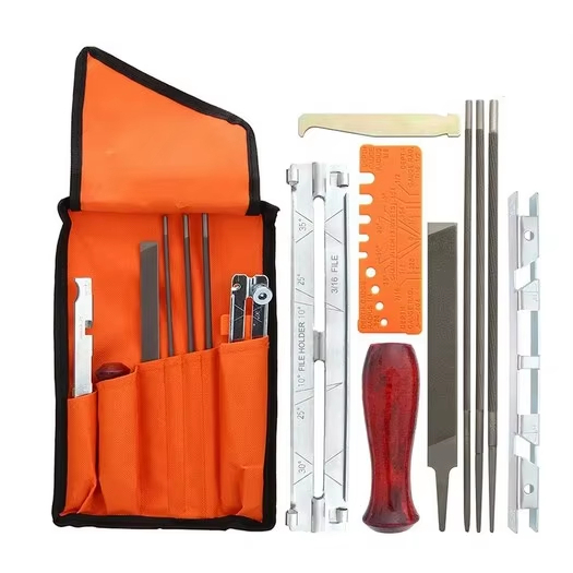 10 Pçs Kit De Afiação De Corrente De Motosserra A Gasolina Acessórios Ferramentas Especiais Manuais Alta qualidade 10 Pçs Kit De Afiação De Corrente De Motosserra A Gasolina Acessórios Ferramentas Especiais Manuais Alta qualidade