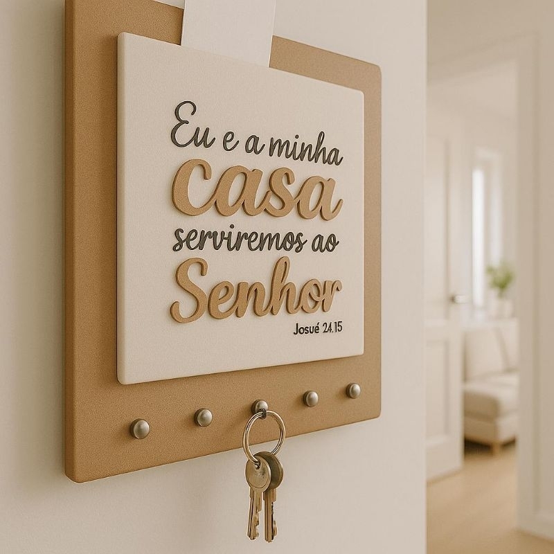 Porta-Chaves de Parede em MDF – 5 Ganchos | Decorativo, Multiuso, Design Moderno | Envio Mega Rápido Porta-Chaves de Parede em MDF – 5 Ganchos | Decorativo, Multiuso, Design Moderno | Envio Mega Rápido