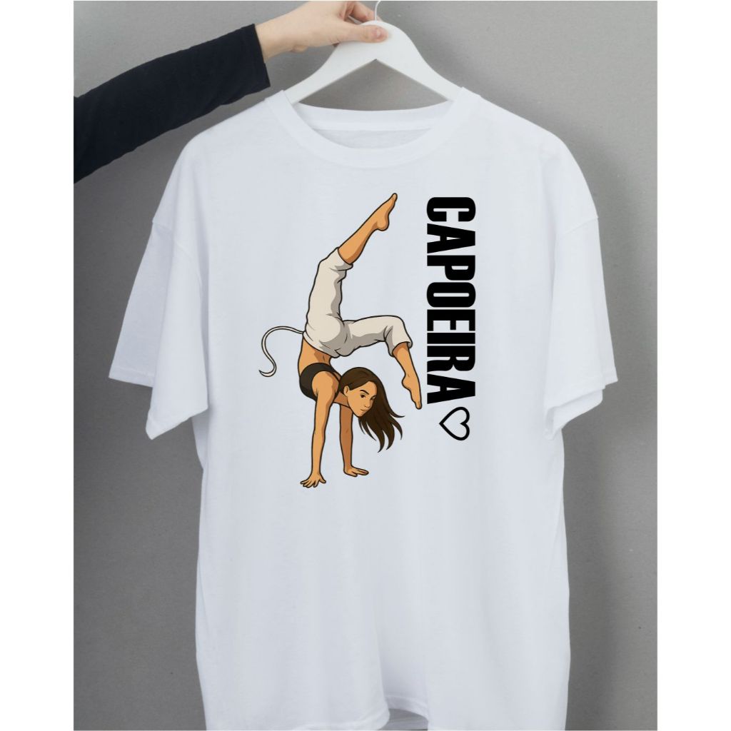 Camisa personalizada para menina capoeira cód1505 Camisa personalizada para menina capoeira cód1505
