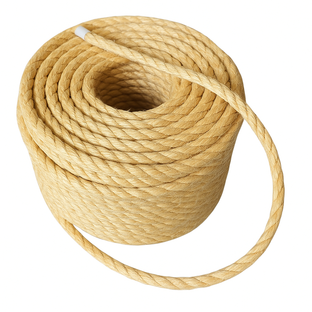 Rolo Corda De Sisal Natural 8mm 100 Metros Rasada Arranhador P/ Gatos Artesanato Em Geral – PROMOÇÃO Rolo Corda De Sisal Natural 8mm 100 Metros Rasada Arranhador P/ Gatos Artesanato Em Geral – PROMOÇÃO