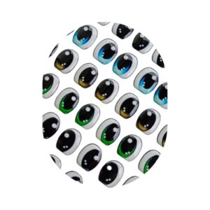 Olhos Resinados adesivos para artesanato