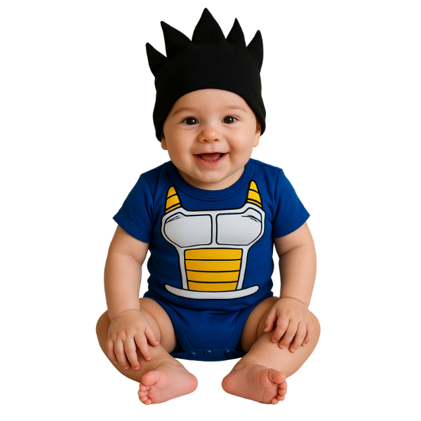 Body Bebê Temático Goku Mesversário Com ou Sem touca Body Bebê Temático Goku Mesversário Com ou Sem touca - Oferta na Shopee