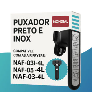 Alça Puxador P/ Fritadeira NAF- 03I 4 L Air Fryer Mondial Original - Oferta na Shopee
