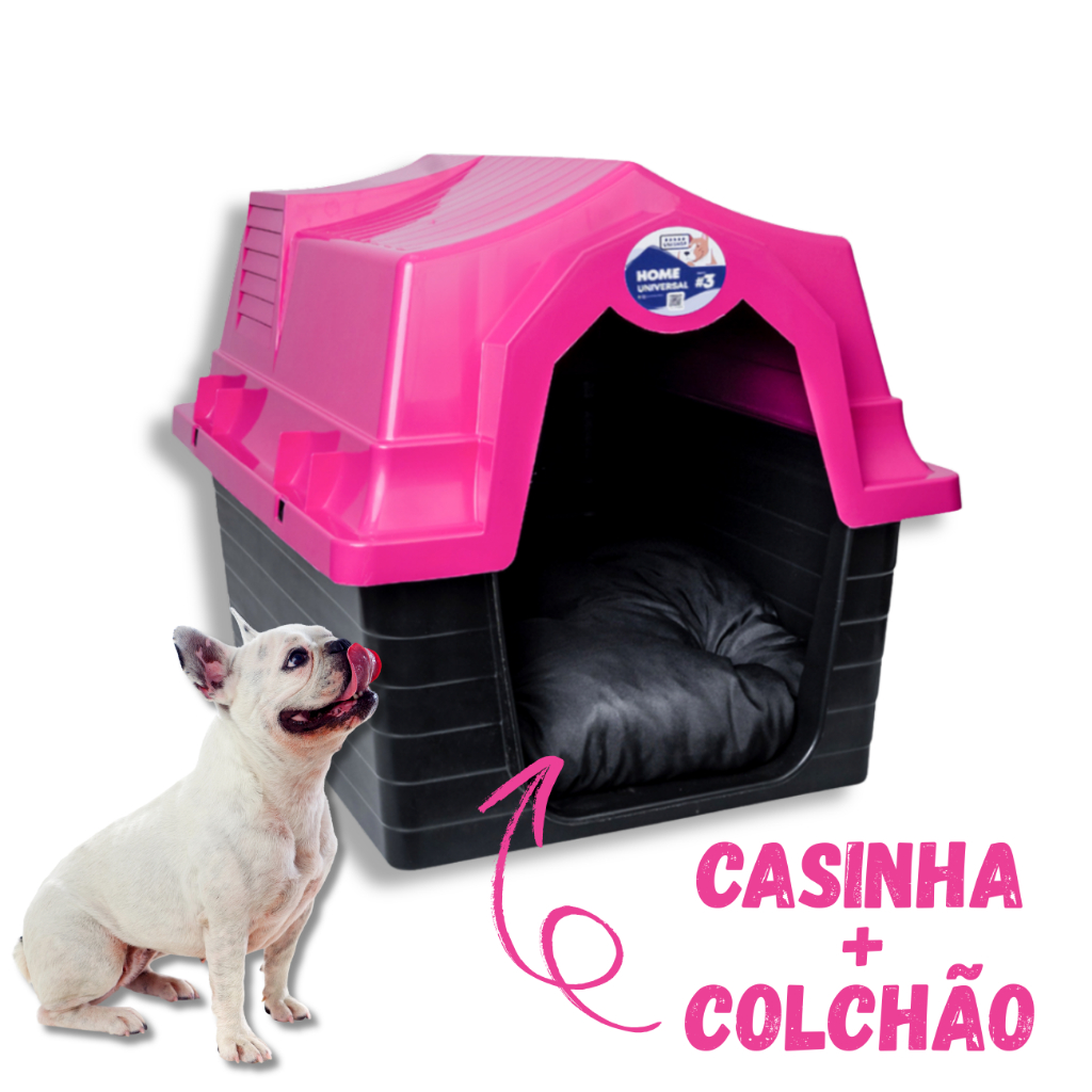 Casinha Pet + Colchão N3 Casinha Para Cães Unishop Pequeno Porte Com Proteção Uv Casinha Pet + Colchão N3 Casinha Para Cães Unishop Pequeno Porte Com Proteção Uv - Oferta na Shopee