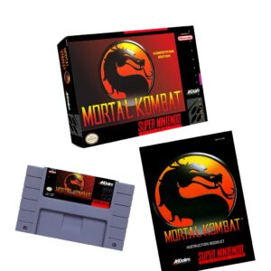 Mortal Kombat para Super Nintendo com caixa e manual completo novo - Oferta na Shopee