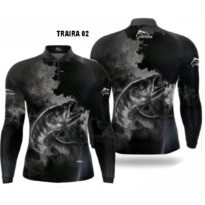 CAMISA BLUSA DE PESCA COM PROTEÇAO UV TRAIRA - Oferta na Shopee