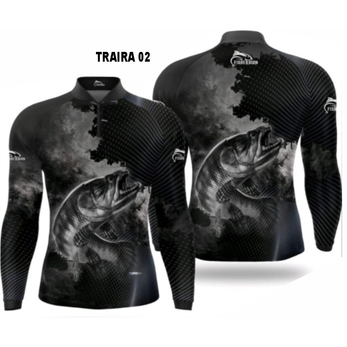 CAMISA BLUSA DE PESCA COM PROTEÇAO UV TRAIRA CAMISA BLUSA DE PESCA COM PROTEÇAO UV TRAIRA